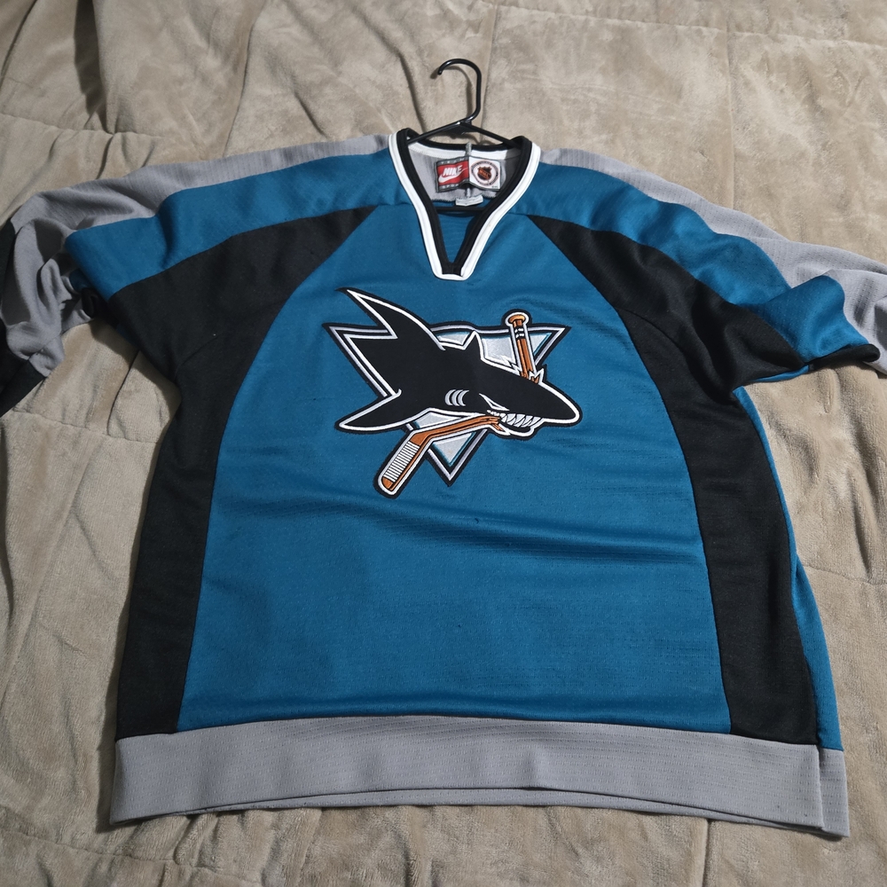Nike San Jose Sharks 2000's Home Jersey